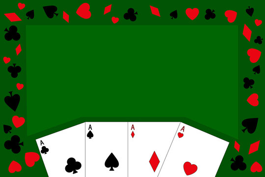 Conceptual poker overlay design. Poker table	