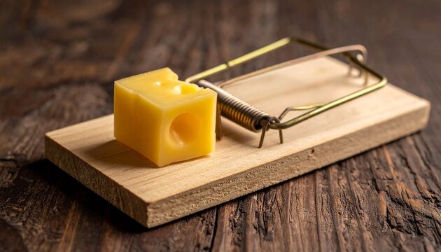 mousetrap with cheese