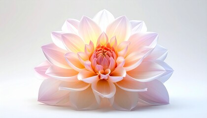 pink lotus flower isolated