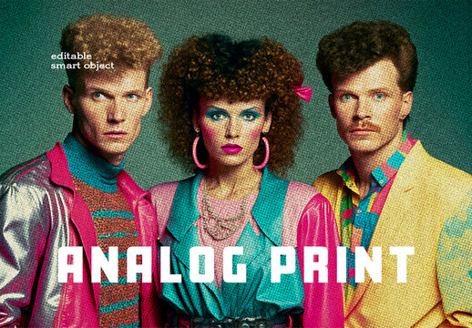 Analog Print Photo Effect
