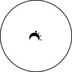 Abstract orbit logo design vector 