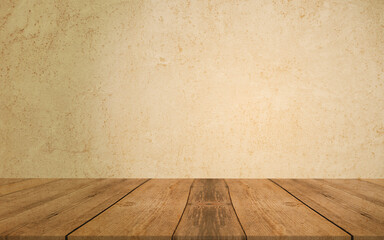 vintage room with wooden floor