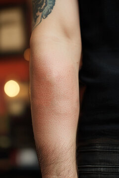 Antebrazo para mostrar tatuajes