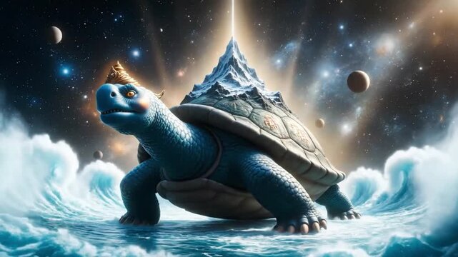 Cosmic Turtle - A Journey Through Space and Time.
