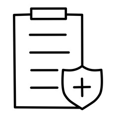sos emergency vector line