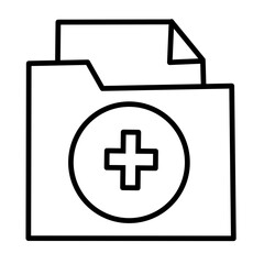 sos emergency vector line