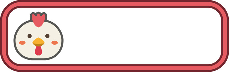 Vector illustration of cute cartoon animal labels isolated on white background