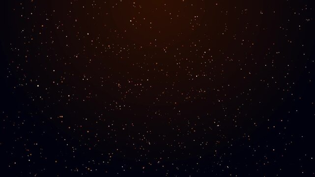 rain particle Gold glitter lights background