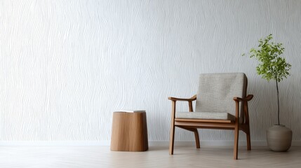 Fototapeta premium Seamless Satin Wallpaper with Curves