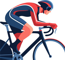 Fototapeta premium Cycling athlete