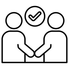 Respect Outline Icon