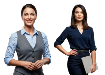 Businesswoman office portrait, corporate businesswoman, professional businesswoman, office businesswoman, workplace businesswoman, Isolated on transparent background, png