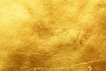 Golden metallic textured background