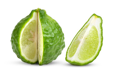 Bergamot isolated on transparent png ( image from camera )