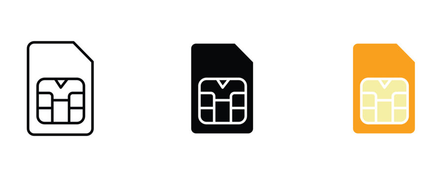 Sim Card Network Icon