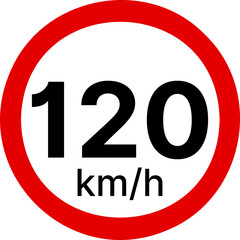 120 kmh highway speed limits. Road speed limit signs. 120 km speed limit sign. Ten kilometers per hour speed limit