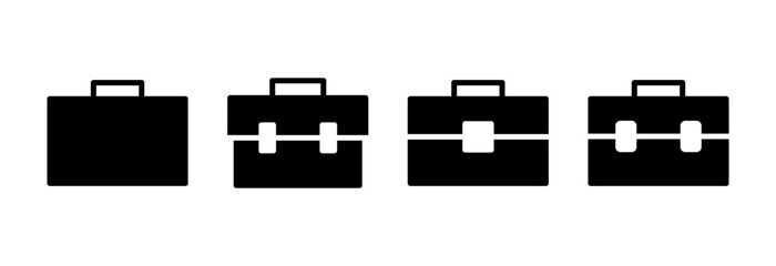 Briefcase icon vector illustration. suitcase sign and symbol. luggage symbol.