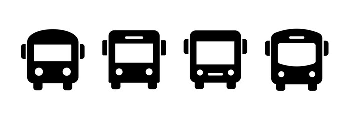 Bus icon vector illustration. bus sign and symbol. transport symbol