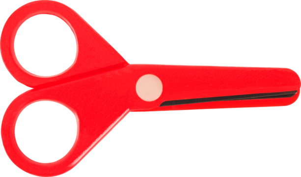 red scissors isolated on white - Powered by Adobe