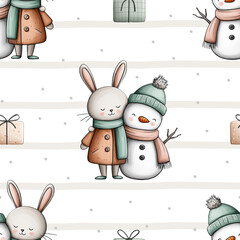 christmas seamless pattern