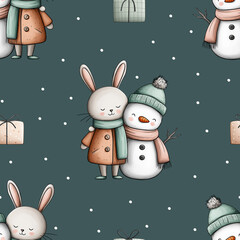 christmas seamless pattern