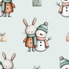 christmas seamless pattern