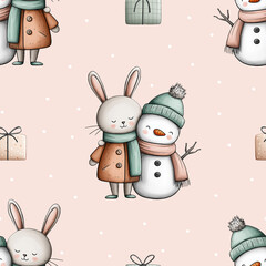 christmas seamless pattern