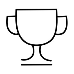 trophy vector icon