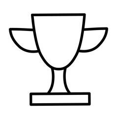 trophy vector icon