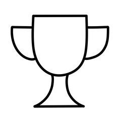 trophy vector icon