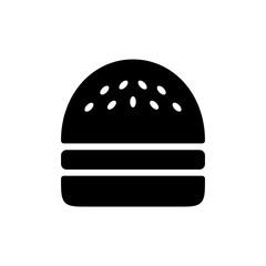 Burger icon vector for web and mobile app. burger sign and symbol. hamburger