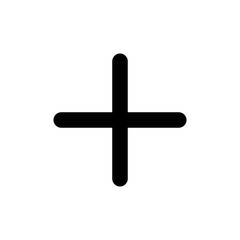 Obraz premium Plus Icon vector for web and mobile app. Add plus sign and symbol