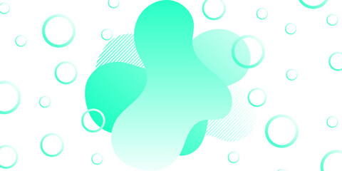 Minimal vector gradient fluid shape background design