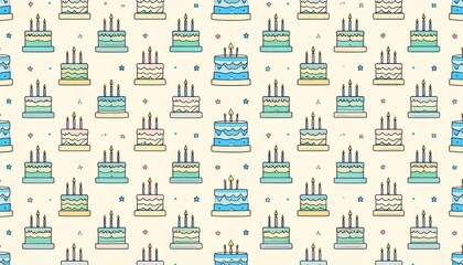 Celebration cake with candles and stars festive birthday cake lit candles sparkling stars