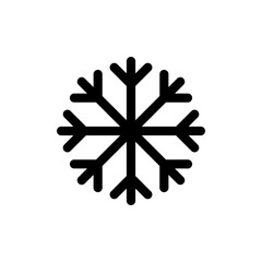 Snow icon vector for web and mobile app. snowflake sign and symbol
