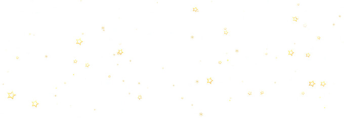 Sparkling gold stars confetti on white. Perfect for holidays, celebrations, and backgrounds.