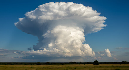 空にそびえる積乱雲の力強さ