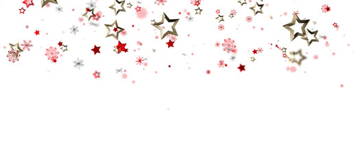 Beautiful festive background with red and gold stars. Perfect for holidays and celebrations.