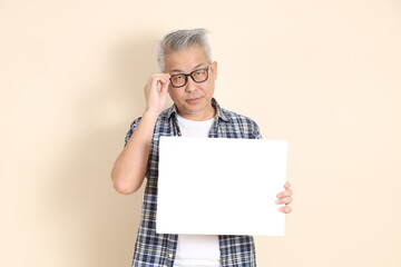 50s Senior Asian Man Portrait