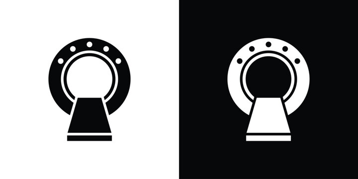 MRI icon fill vectors set for ui.