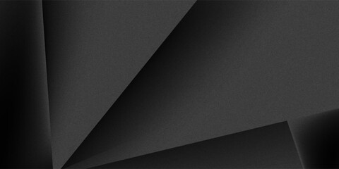 Black white dark gray silver abstract pattern background. Geometric shape. Line triangle angle fold polygon diamond 3D. Gradient. Rough grain noise. Light shadow. Matte shimmer. Design. Minimum.