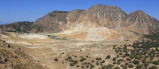 mountain landscape in the vulcan