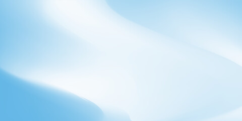 Blue noise gradient background. Navy grainy texture gradation cover. Christmas soft cold transition. Fresh banner template. Horizontal blur cover. Water surface pattern. Vector illustration.