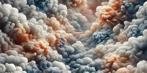 A silk fabric texture background with a cloud-like pattern, showcasing a blend of soft textures.