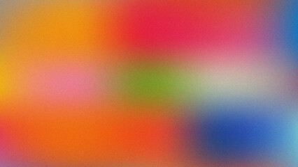 Vibrant rainbow gradient background with orange, pink, green, and blue tones blending softly into a smooth abstract blur. ideal for modern design, digital art, or colorful wallpaper visuals