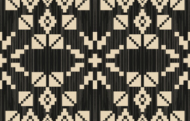 Geometric ethnic pattern seamless, Native American ethnic design, Southwestern decor design for background ,curtain, carpet, wallpaper, clothing, wrapping, Batik, vector illustration.