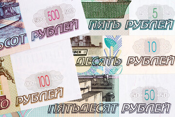 Russian ruble a business background