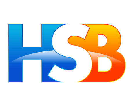 HSB Letter Logo ,hsb initial logo,hsb icon logo,hsb monogram logo,hsb alphabet logo