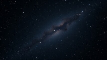 Fototapeta premium Elegant, luminous chains of star clusters weaving through the velvet blackness of space like a celestial necklace.