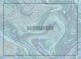 Abstract Blue Wave Marble Texture Background